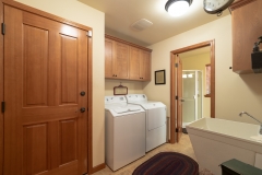Laundry Room with Utility Sink & 3/4 Bath