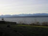Near sunset view  Looking SW from Lofall of the Olympic Mountains & Hood Canal in Winter